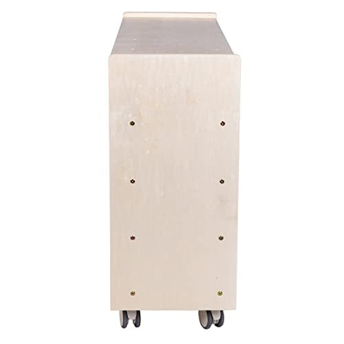 Angeles Mobile 20-Section Cubby Storage Wooden
