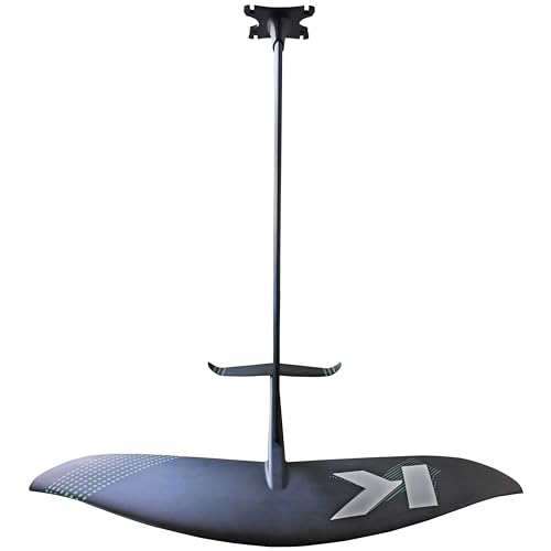 Rayleap Hydrofoil Surfing Portable Aluminum Carbon Hydrofoil Black