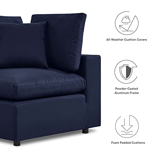 Modway Commix Sunbrella Outdoor Patio Loveseat Navy