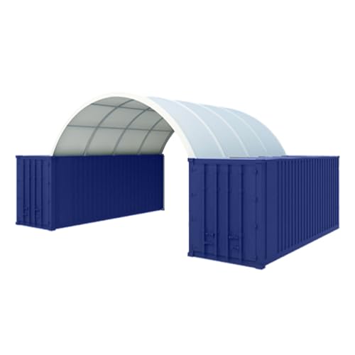 Kaimei 20'x40' Heavy Duty Shipping Container Canopy Shelter White