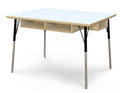 Jonti-Craft Adjustable Table with Storage White