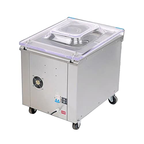 TECHTONGDA Chamber Vacuum Sealing Machine Benchtop Food Saver Stainless Steel Silver