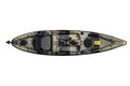 Riot Kayaks Mako 12 Angler Fishing Kayak with Impulse Pedal Drive Jungle Camo