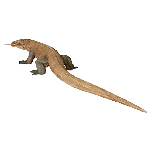 Design Toscano Grand-Scale Wildlife Komodo Dragon Statue Full Color