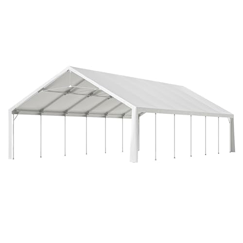 ZJBFXY88 20x40FT Heavy Duty Party Tent with Removable Sidewalls White
