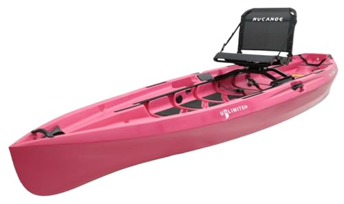 NuCanoe 2022 Unlimited Fishing Kayak with Fusion 360 Seat Thunderstorm