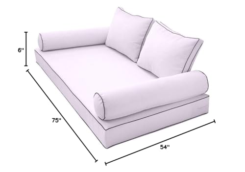 Prolinemax Style1 Full Size 5PC Outdoor Daybed Mattress Cushion Set AD107