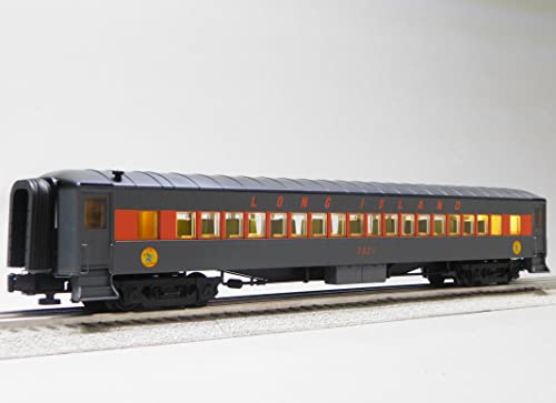 Generic Long Island Railroad 72' Passenger Coach 2 Pack #1 O Gauge Gray