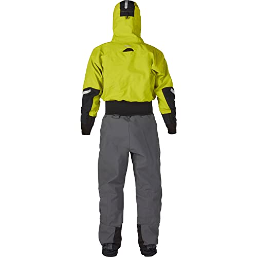 NRS Men's Navigator GORE-TEX Pro Semi-Dry Suit Chartreuse