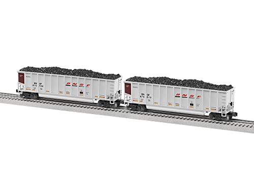Generic Lionel BNSF Rotary Gondola 4 Pack O Gauge 2243010 Gray