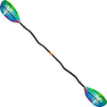 AQUA BOUND Whiskey Fiberglass Bent Shaft 2-Piece Kayak Paddle Northern Lights
