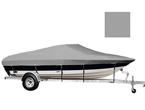 STOPBYUS 6.25oz Semi-Custom Boat Cover for Lund 1875 Crossover XS Sport 2014-2020 Customizable