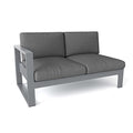 Anderson Teak Lucca Left Loveseat Gray Teak