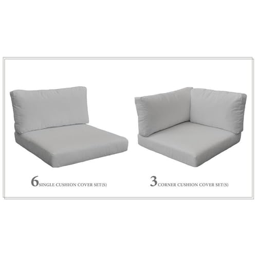 TK Classics Cushion Set for BELLE-11a Gray