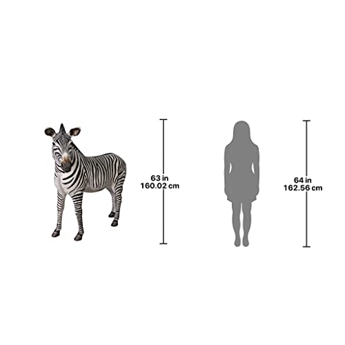 Design Toscano African Zebra Statue Full Color