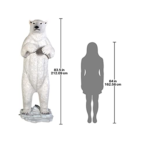 Design Toscano Massive Arctic Polar Bear Garden Statue Full Color