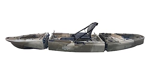 BKC MPK12 Modular Kayak Paddle & Seat Included Green Camo Multiple