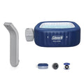 Bestway SaluSpa Waterfall Accessory & Coleman Atlantis AirJet Hot Tub Blue