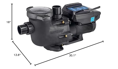 Hayward W3SP3206VSP TriStar VS Variable-Speed Pool Pump Black