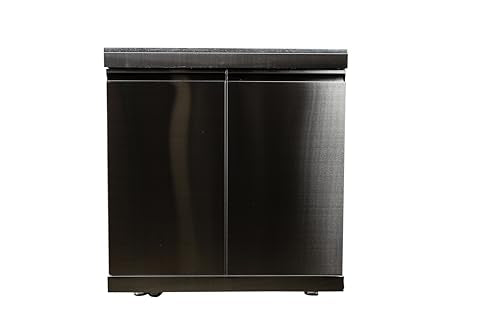 Luxuria Spas Flame Pro Series 6-Burner Modular Kitchen Black