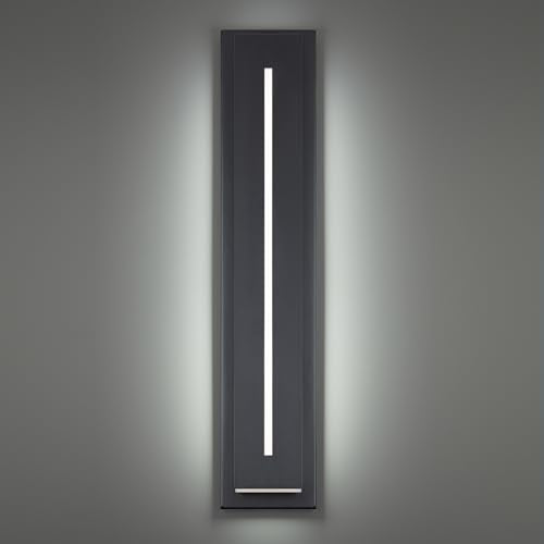 Modern Forms Midnight 36in LED Indoor/Outdoor Wall Light 3-CCT Adjustable Black