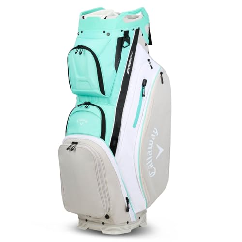 Callaway Golf ORG 14 Cart Bag 2024 Aqua/White/Silver