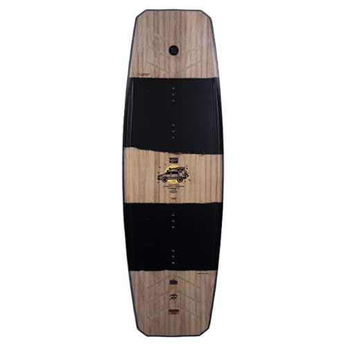 Hyperlite Wishbone Mens Wakeboard Wood/Yellow 134cm Multi