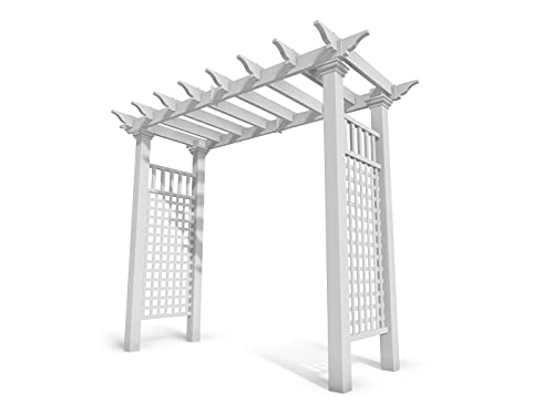 Vita Fairfield Grande Vinyl Arbor 111"x86" White