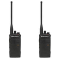 Motorola RDU4100 12.5kHz 4W 10-Channel Two-Way Radio 2-Pack Black (Renewed)