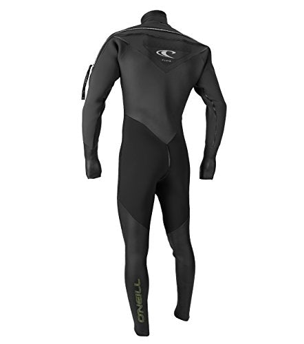 'O'Neill Wetsuits Men's Fluid 3mm Neoprene Drysuit Black/Graphite'