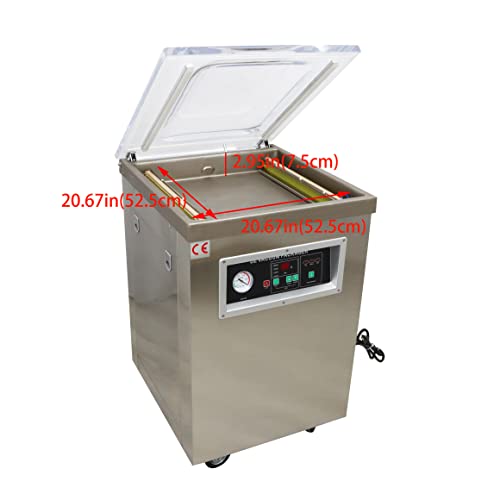 INTBUYING Single Chamber Vacuum Packaging Machine 20inch Sealing Length 110V
