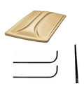 3G Universal 80" Tan Golf Cart Roof Kit for EZGO TXT Golf Carts 1994+