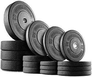 French Fitness Olympic Bumper Plate Set 380 lbs New