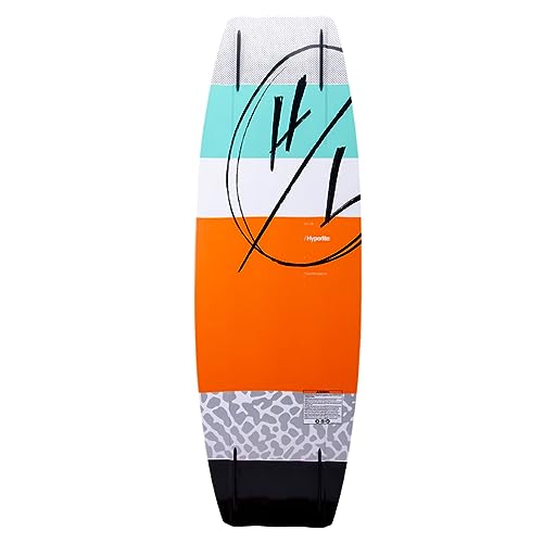 Hyperlite Source Mens Wakeboard 139 W/Team X Bindings White/Orange 139cm/(7-8)