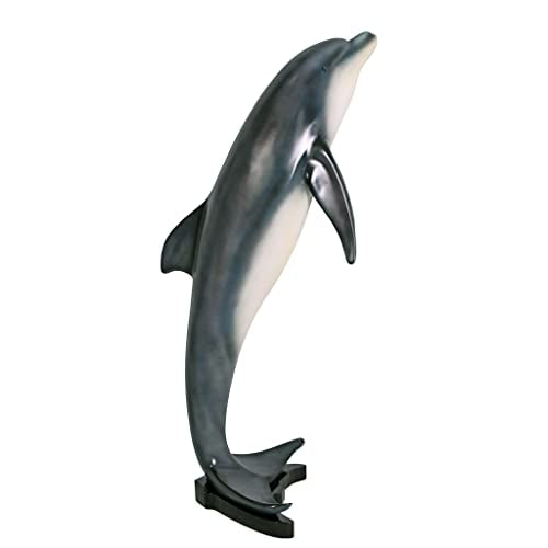 Design Toscano Large Leaping Sea Dolphin Statue Full Color