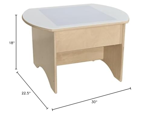 Wood Designs 30" Brilliant Light Table Natural
