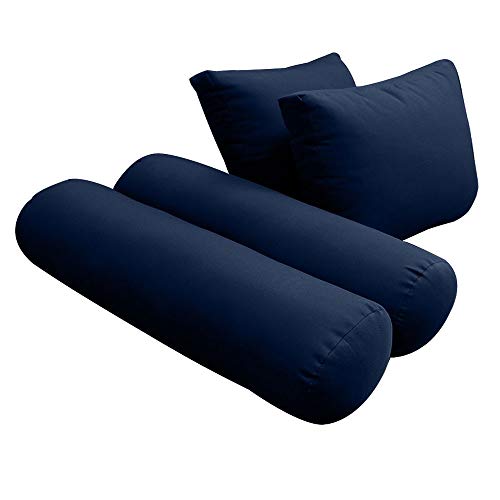 Prolinemax Style1 Twin-XL Outdoor Daybed Mattress Cushion Set with Bolster Pillow