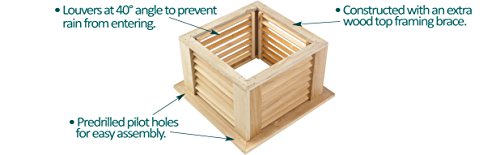 Good Directions Sherwood Wood Shiplap Cupola with Copper Roof Polished Copper