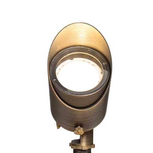 VOLT 20-Pack Top Dog Scotty 12V Cast Brass Outdoor Spotlights with 5W 2700K LED Bulbs Bronze