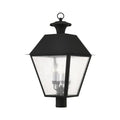 Livex Mansfield 4-Light Outdoor Post Head Black