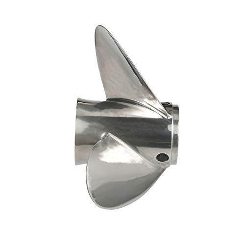 Quicksilver Thunderbolt Propeller High Polished Stainless Finish 15.3" dia x 19 pitch Left Hand