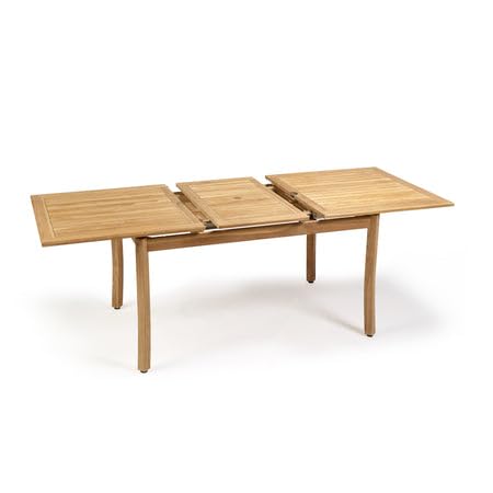 Pebble Lane Living Santorini 9pc Premium Teak Dining Set Wood