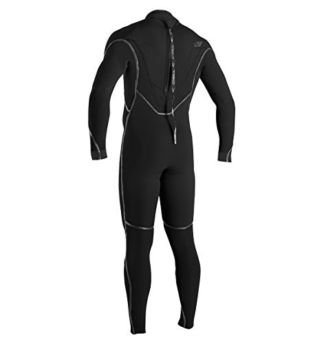 O'Neill Wetsuits Men's Psycho One 4/3mm Back Zip Full Wetsuit Black/Black