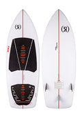 Ronix Flyweight - WakeSurf Thruster - Glacier White/Fire