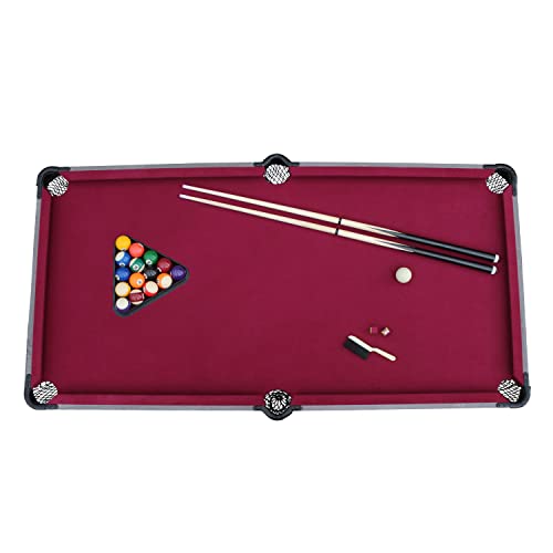 Blue Wave Sports Pendleton 6-ft Portable Pool Table - Driftwood Finish Burgundy