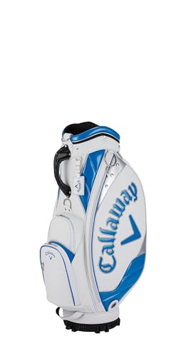 Callaway CRT EXIA Stand Caddy Bag 47-Inch White/Blue Men's