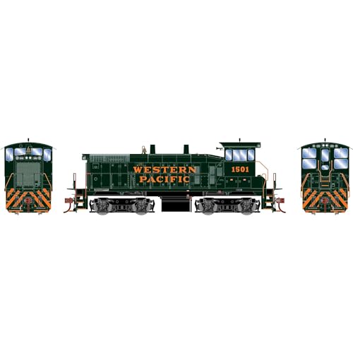 Athearn HO RTR SW1500 DCC & Sound Western Pacific #1501