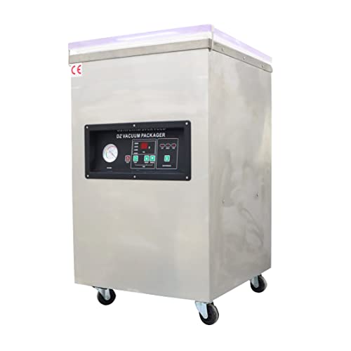 INTSUPERMAI Single Chamber Vacuum Packaging Machine DZ450 Stainless Steel Sealer 110V