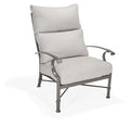 Winston Manor Ultra High Back Lounge Chair Weathered Teak/Linen Lace