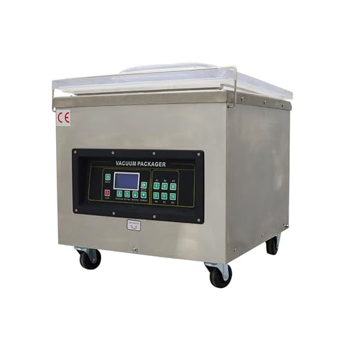 BREVELTION Single Chamber Vacuum Packaging Machine Stainless Steel 110V 900W